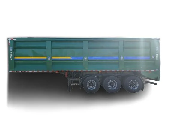 Self Unloading Semi Trailer Used for Transport of Agricultural/Ming Use Like Grains/Corns/Peanuts/Wheat/Coals/Stones/Sands/Minerals/Construction Buildings