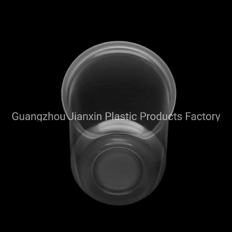 Disposable Transparent Custom Plastic Clear Boba Tea Cup with Lids