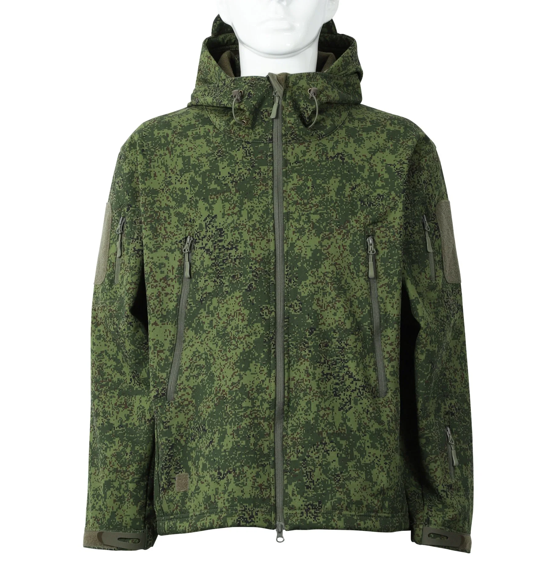 Waterproof Tactical Sports Warm Russian Little Green Men Soft Shell Jacket