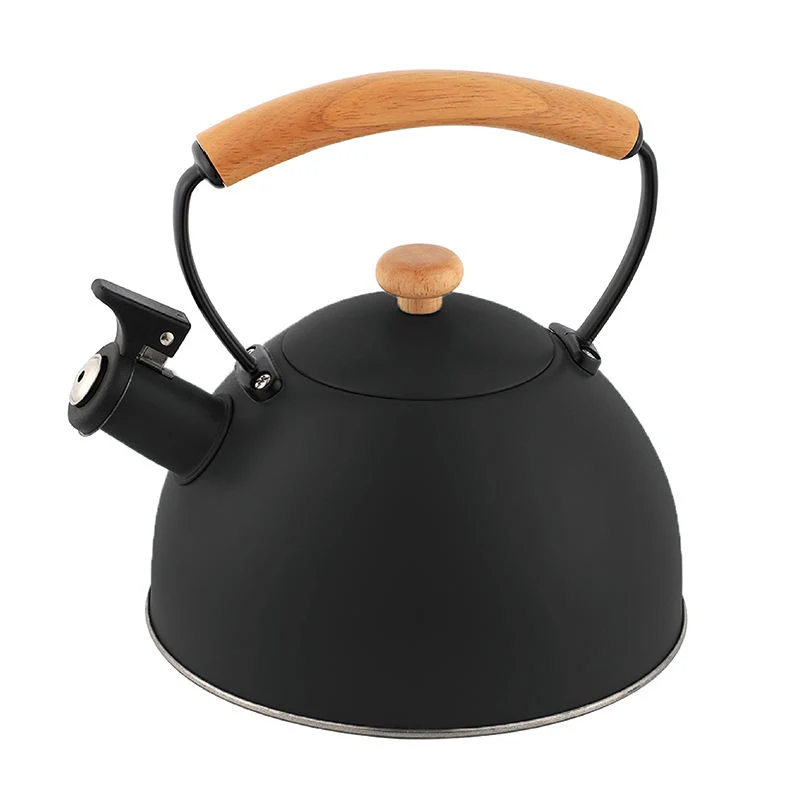 Acero inoxidable 2.6qt silbido Tetera de Cocina