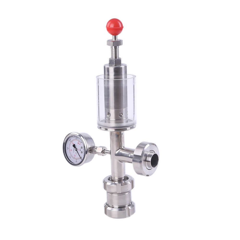 Hygienic Cross Pressure Relief Valves with SS304 Grade