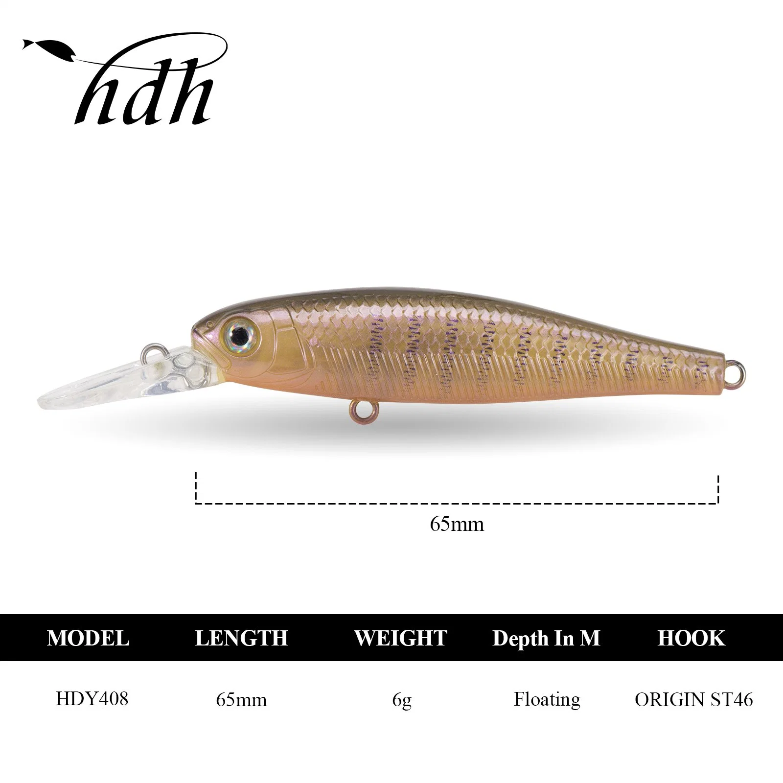 Custom Best Price OEM Floating 3D Eyes Minnow Fishing Hard Lure