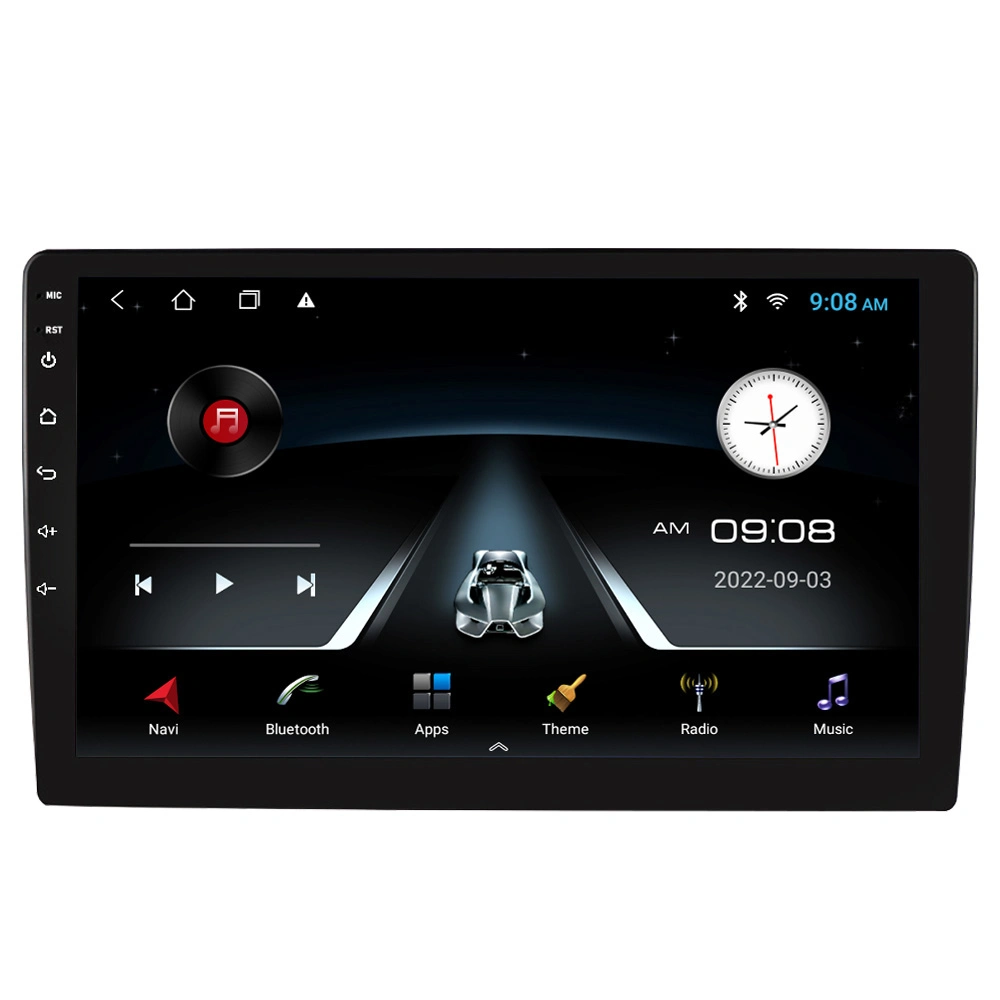 Voiture Égaliseur audio Bluetooth GPS 10 pouces à écran tactile Carbitlink WiFi Logo de démarrage personnalisée Android Console centrale WP1001A