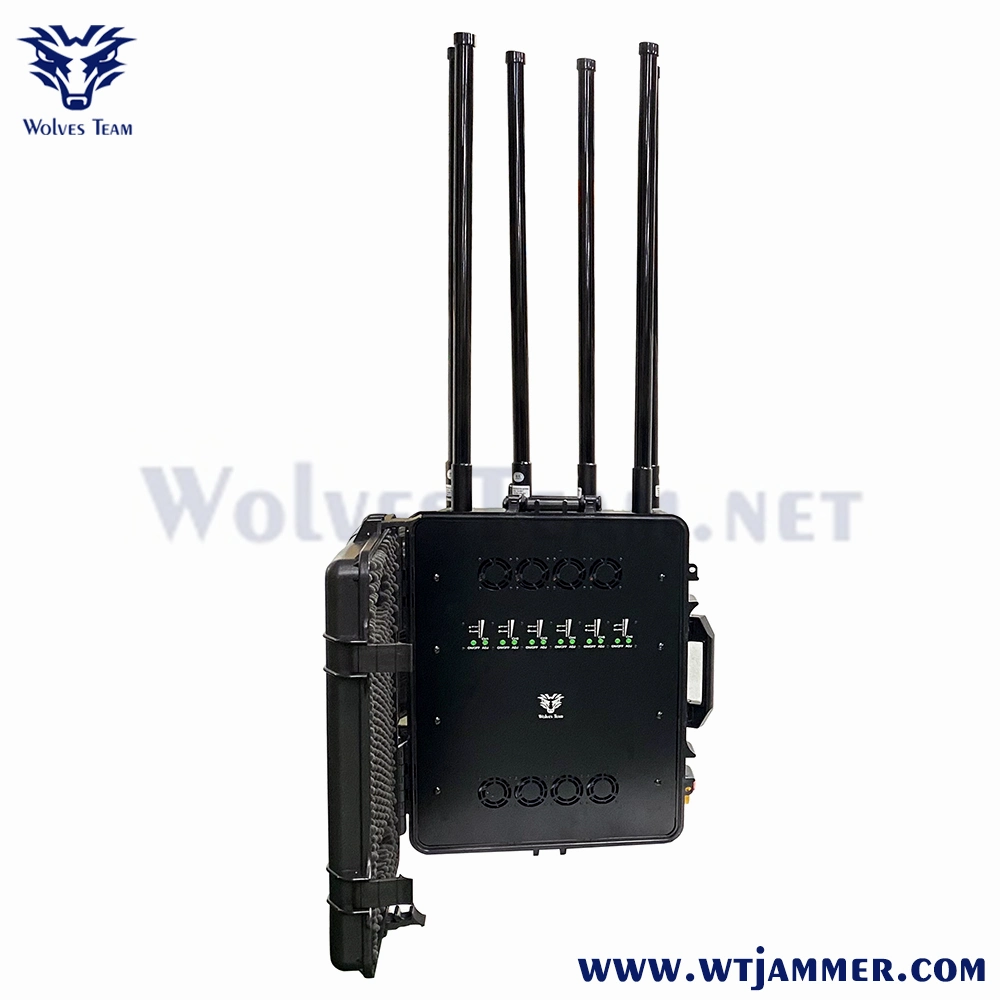 Anti Uav Drone Signal Jammer Shooting Remote Control 2.5km Outdoor Installation