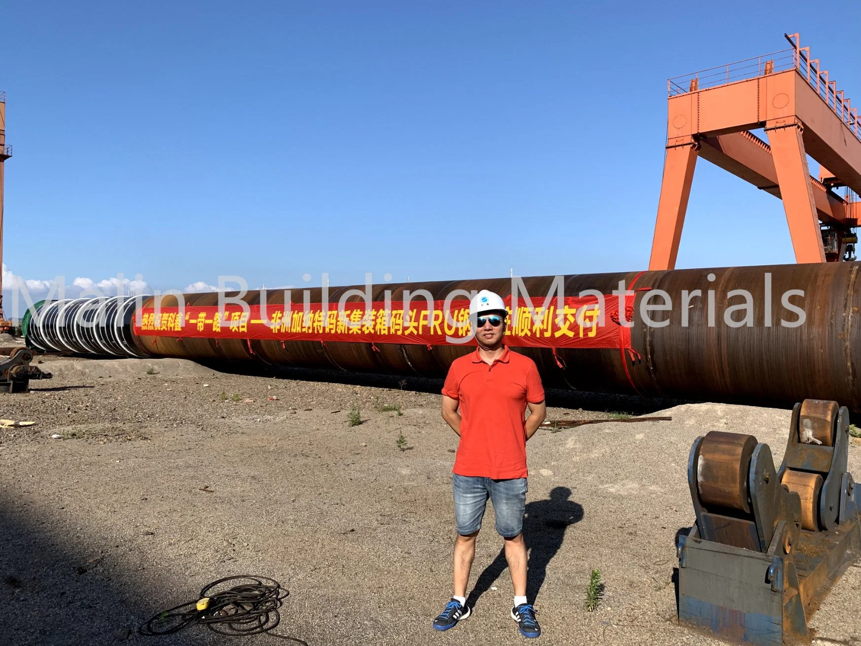 DN200-DN5000 ASTM A53/ ASTM A252/ as 1163/ API 2b LSAW/ SSAW Heavy Welded Steel Piling Pipe