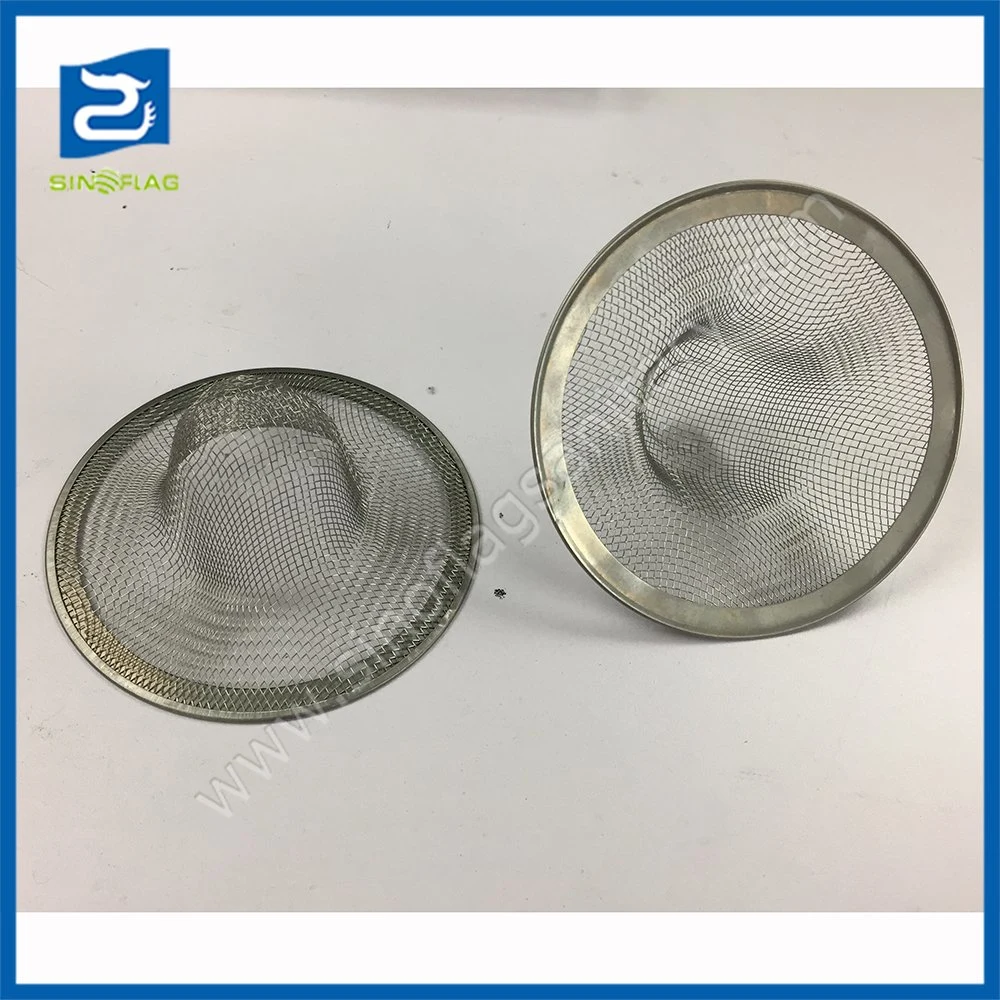 Kitchen Wire Mesh Sink Drain Basket Strainer Filter