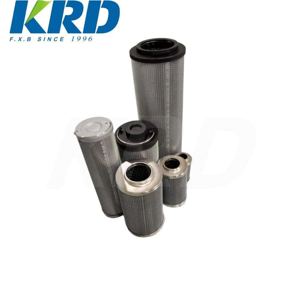 Absorção do suporte Krd elemento do filtro de óleo hidráulico de alta pressão