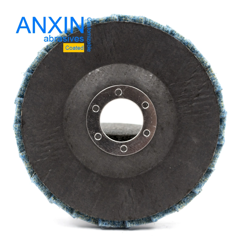 Non-Woven Polishing Disc with Zirconia Abrasive Cloth