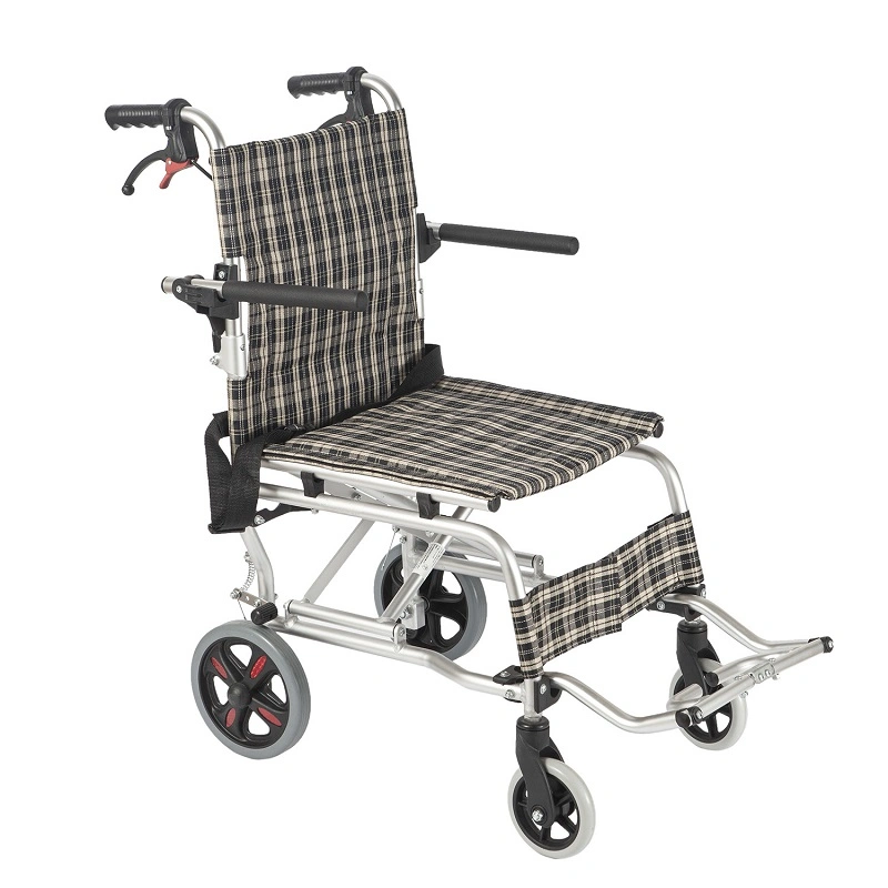 Manual Wheelchair Sell Well Hospital Elderly Height Adjustable Manual Foldable Wheelchair