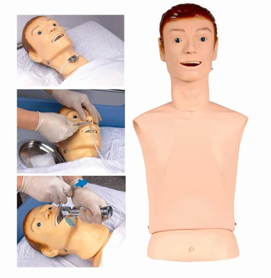 Nasogastric Feeding Trachea Care Manikin Training Model Simulator Slv-9021