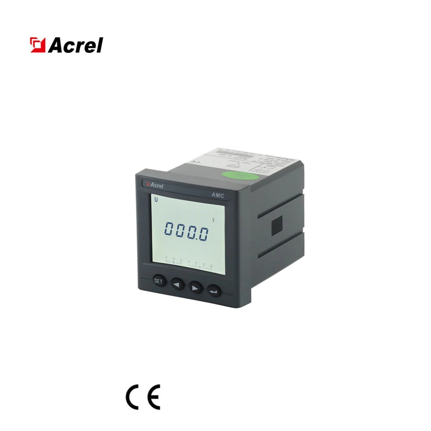 Acrel Série Amc Trifásico Painel CA Medidor de energia monitor LCD programável RS485 Modbus RTU Medidor de energia Amc72L-AV3