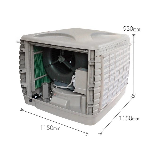 Inversor Ventilador de pedestal con refrigerador de aire refrigerador de aire de agua refrigerador de aire DC Motor sin escobillas