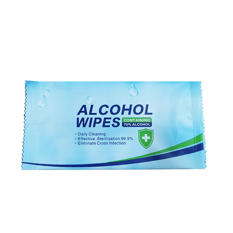 Single Packing Daily Use Disinfectant Alcohol Wet Wipes