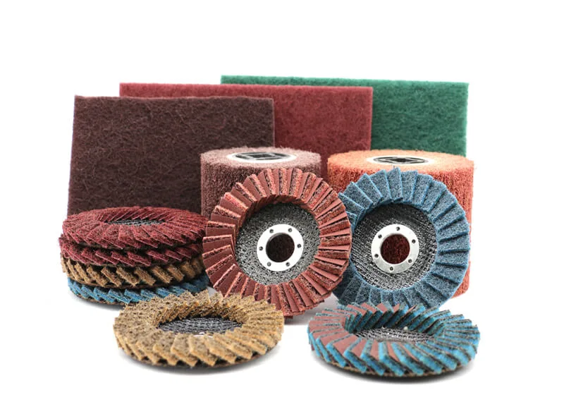 115*22 Non-Woven Flap Disc as Abrasives Tooling for Metal Stainless Steel Fine Polishing