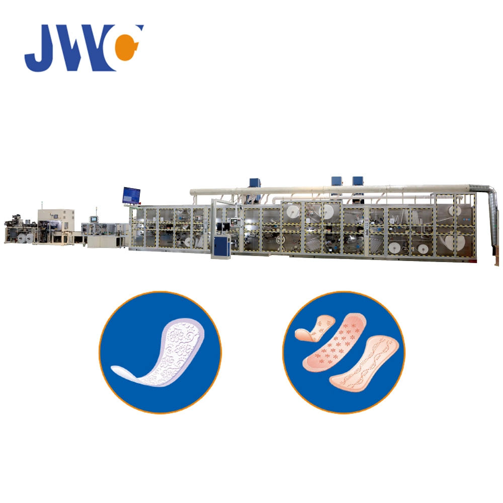 Jwc-Kbhd-1000 Automatic Manufacturing Rice White Female Panty Liner Production Line