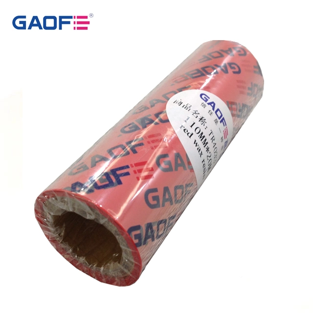 Red Color Printer Wax Resin Thermal Printer Ribbon