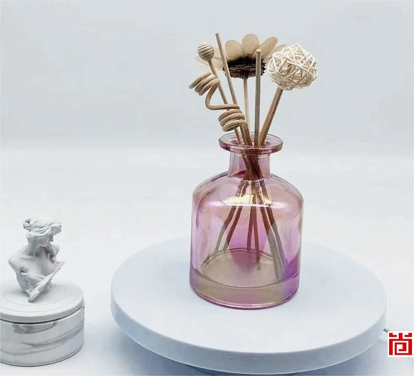 Marvellous Design Ion Plating Pink Glass Reed Diffuser with Sticks