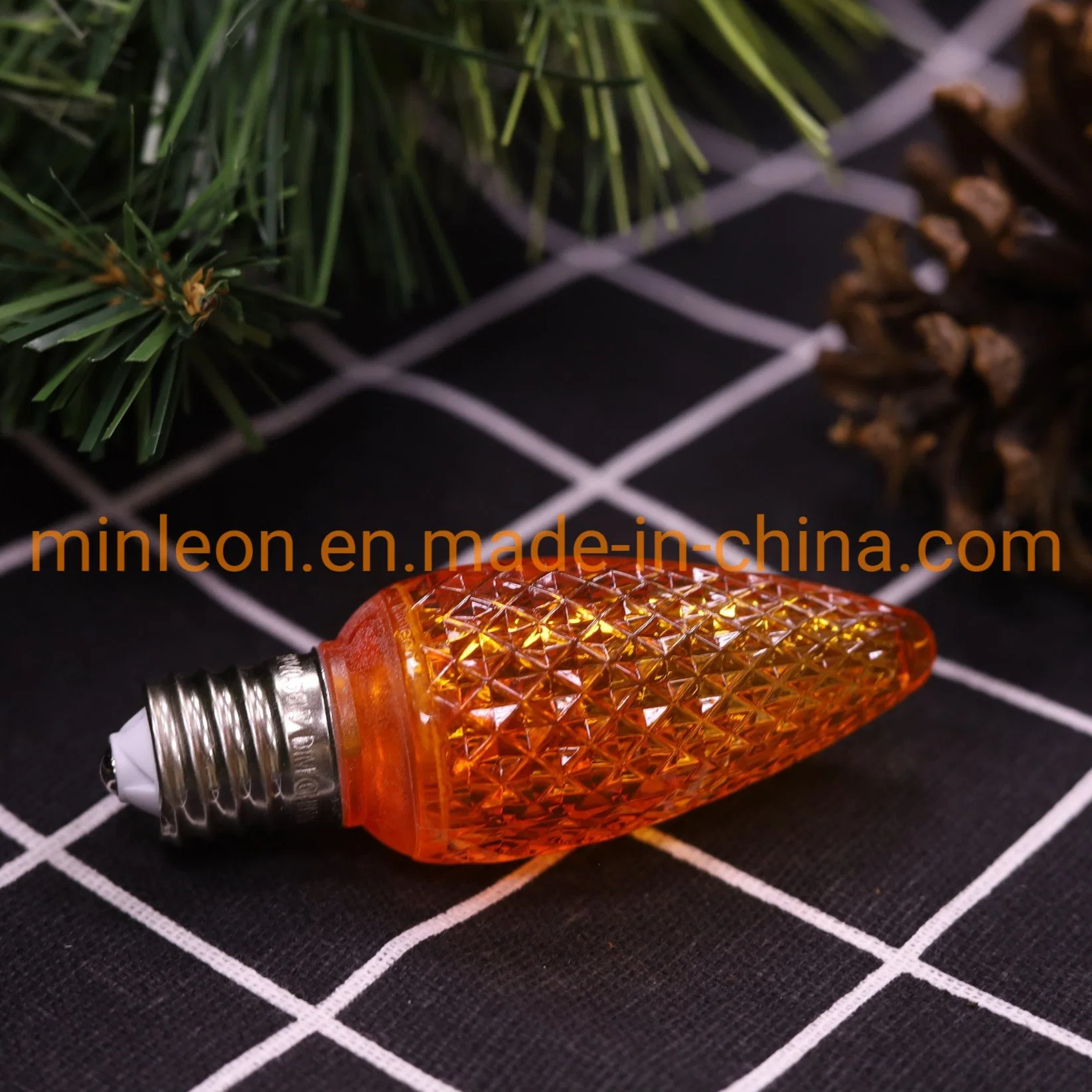 Multi Color Faceted Lighting Traditional Bulbs C9 Christmas LED Replacement Bulbs
