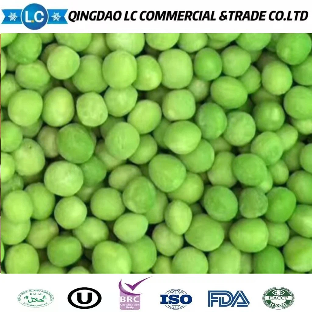 Manufacturers Production Line Bulk Price IQF Whole Frozen Green Peas