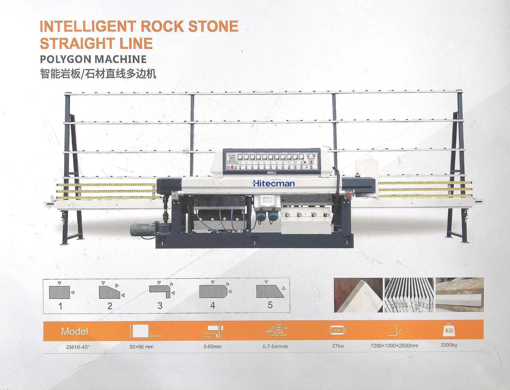 Hight Quality Slate, Marble, Quartz Stone Edging and Polishing Machine Manufacturers