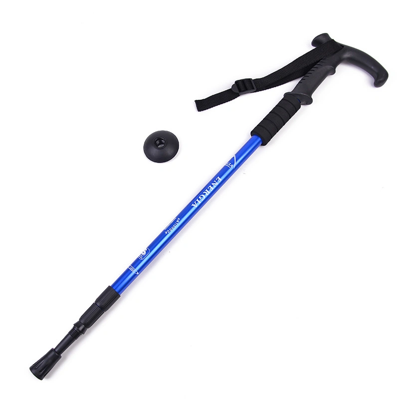 Алюминиевые телескопические полюса для треккинга Телескопические Ultralight Hiking Walking Stick