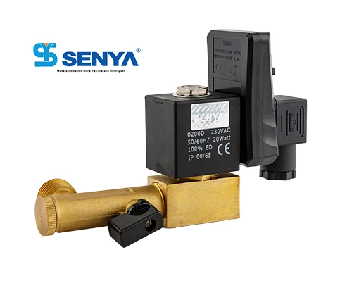 Senya Pneumatic High-Quality Manufacturer China Supplier Sypt Series Air Compressor Water Drain Valve with Timer Auto Drain Solenoid Valve