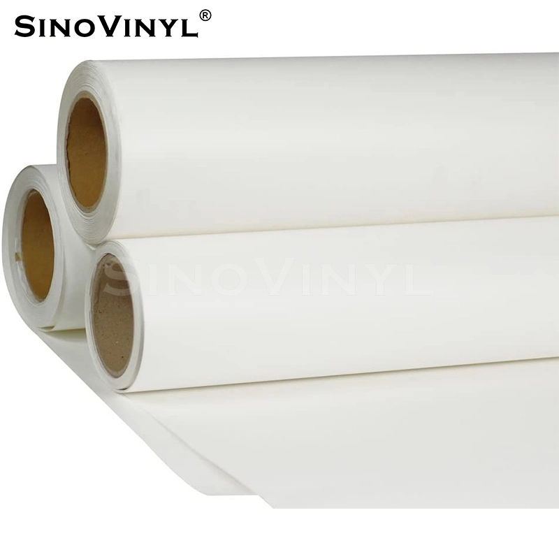 Papier d'impression de transfert de chaleur SINOVINYL Film éco-solvant rouleau PU vinyle imprimables pour les vêtements