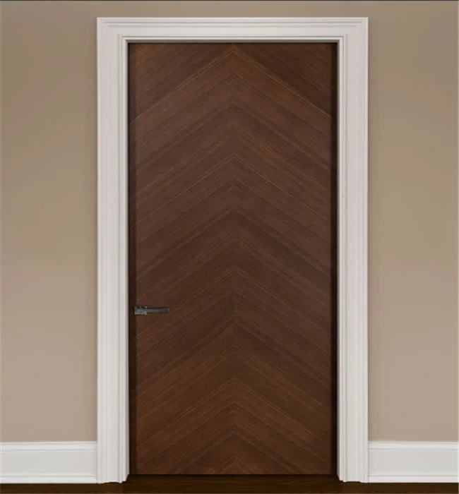 Los diseños de puerta de madera MDF INTERIOR Puerta de PVC para dormitorios