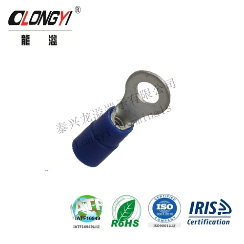 Jiang Su Longyi Insulated Ring Cord End Pin Copper Cable Terminal Lug Copper Electric Terminals with Cable Lug Basic Customization