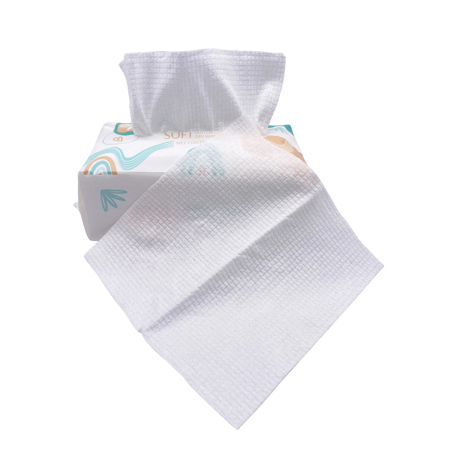 Disposable Face Tissue Pearl Fabric Soft Cotton Face Towel