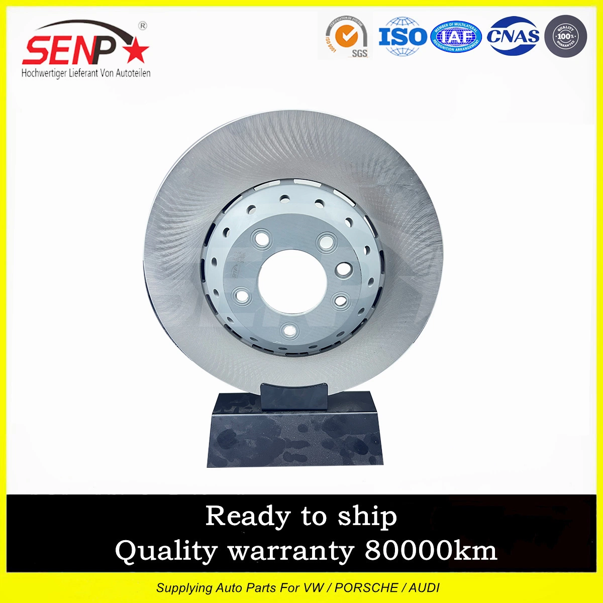 OEM 958 351 403 50 Senp High quality/High cost performance  Auto Parts Brake System Front Brake Disc/Left 390mm for Porsche Cayenne 11-18 95835140350