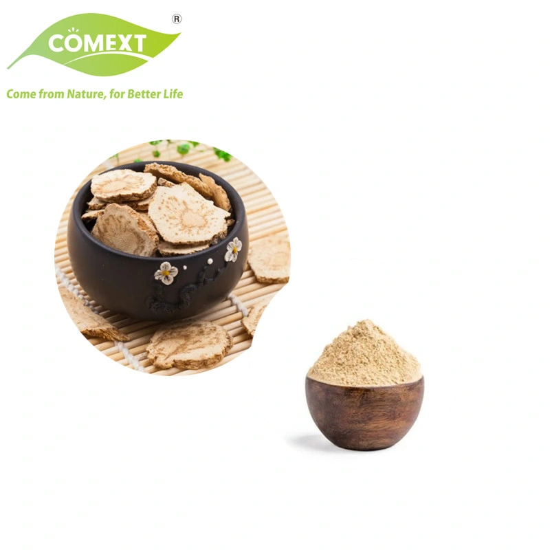 Comext Chine Fabricant Échantillon gratuit Inventaire USA Poudre de racine organique à base de plantes 10: 1 0,6% Macamides Extrait de maca rouge noir jaune pour la fonction sexuelle masculine