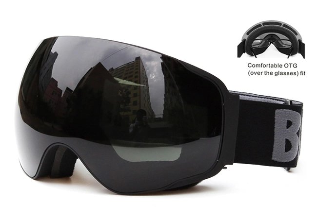 Gafas de nieve Dual-Lens Anti-Fog UNIX PC Correa de logotipo personalizado