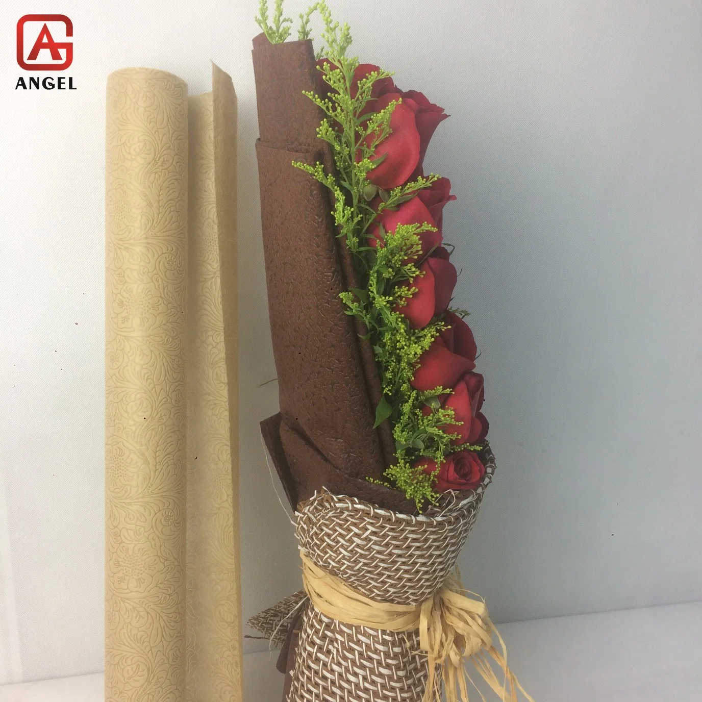 Eco-Friendly Embossed Fabric for Flower Packing Nonwoven Fabric