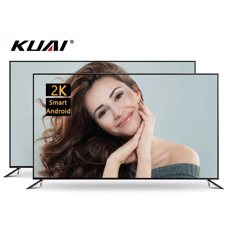 مصنّع أجهزة التلفزيون الذكية عالية الجودة من OEM شاشات LCD Elevision بدقة 4K فائقة الوضوح للغاية HD Smartv 24 32 40 43 50 55 65 بوصة تلفزيون LED بدون إطار بنظام Android