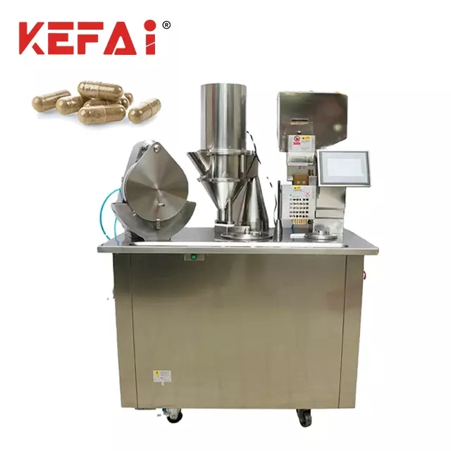 Kefai Semi-Automatic 200 400 Holes Pharmaceutical Pill Powder Capsule Filling Machine