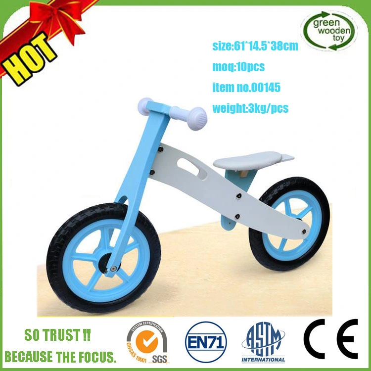 Popular Wooden Motor Kids Bike, Hot Sale Scooter of Children Wooden Outdoor Toys