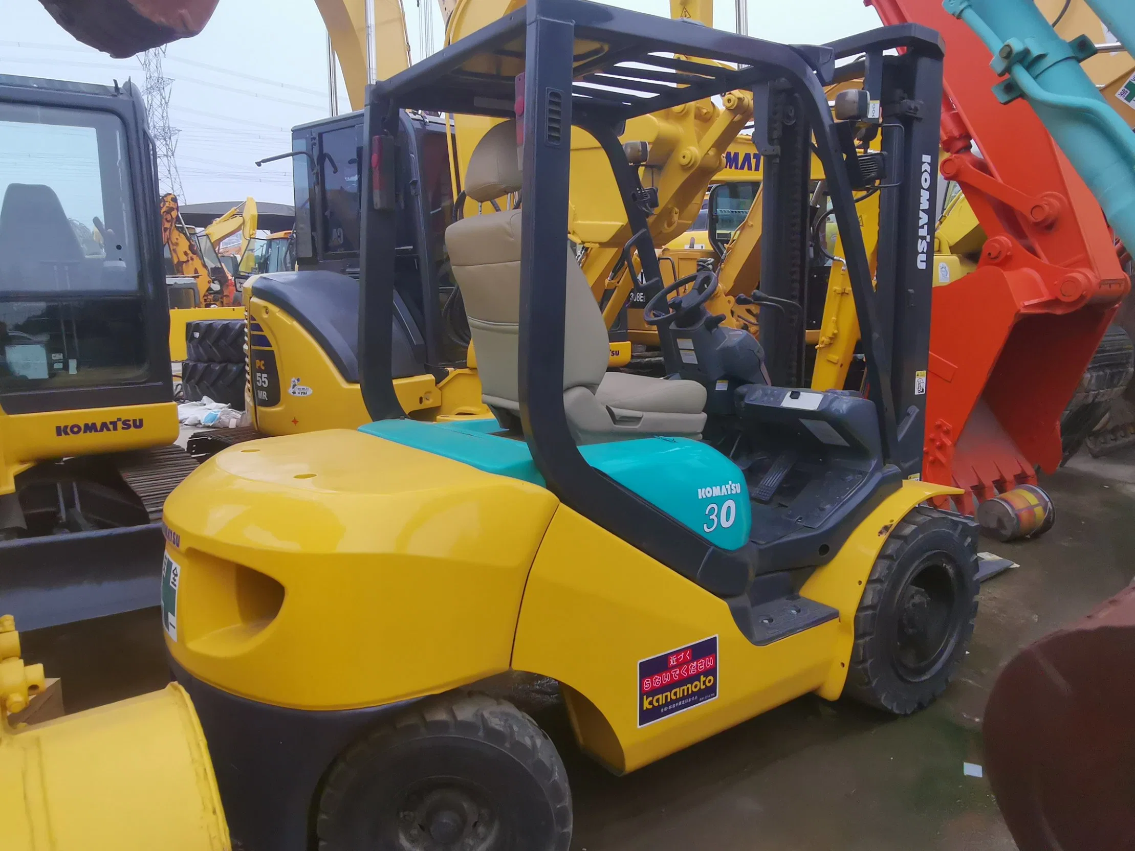 Used Excellent Original Japan Komatsu 3ton Forklift (30) for Sale