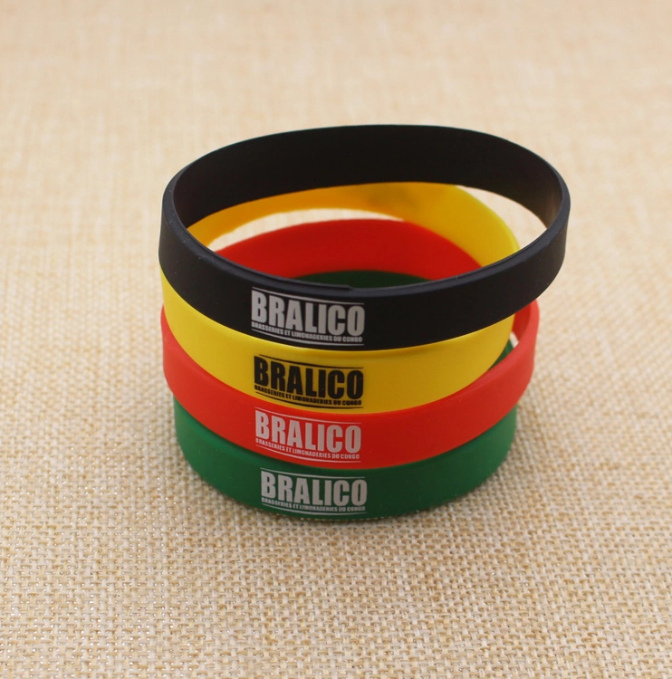 Cheap Custom Colorful Silicone Wristband Promotion Silicone Braclets for Gifts