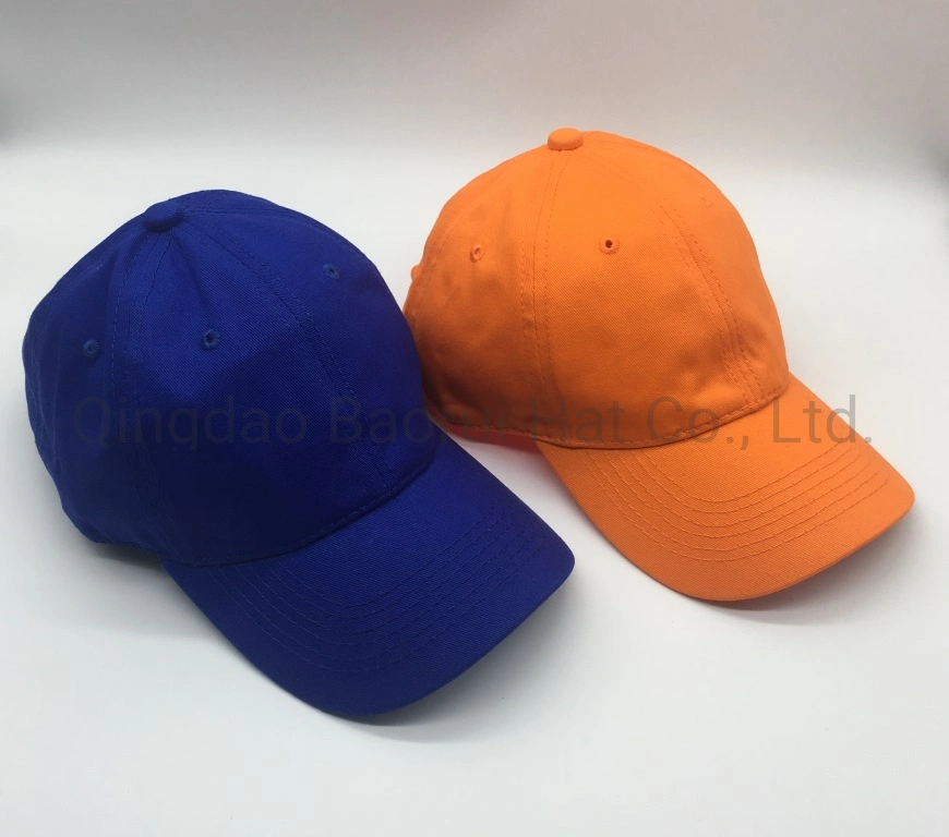 Fashion 100% Cotton Unstructured Baseball Caps Sports Hats