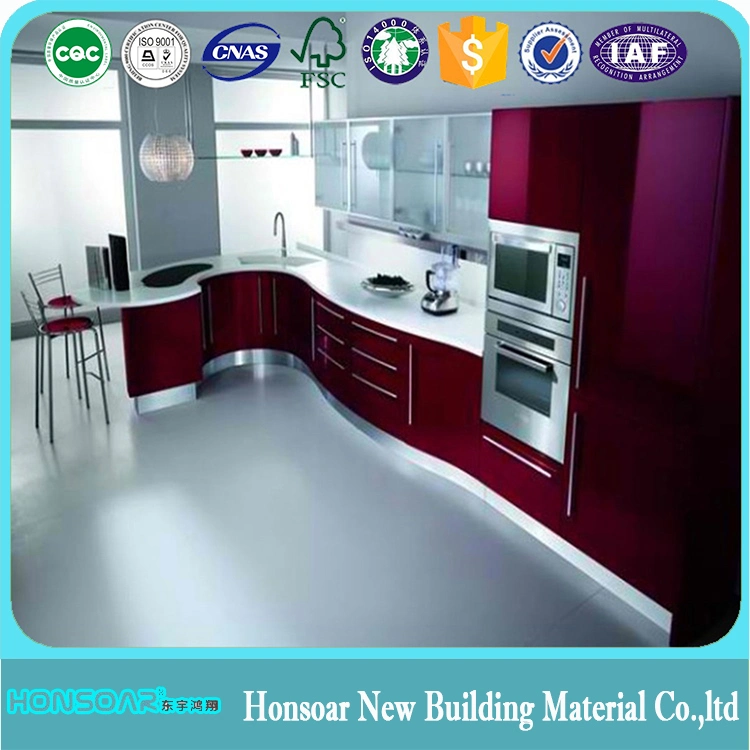 Custom Assemble Modern High Gloss UV Painting Kitchen Cabinets