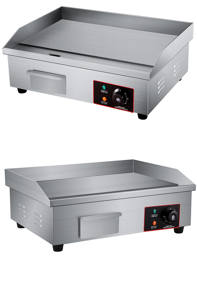 Hotel Restaurant Stainless Steel Heavy Duty Kitchen Equipment 4 Burners Gas Range Stove with Gas Griddle