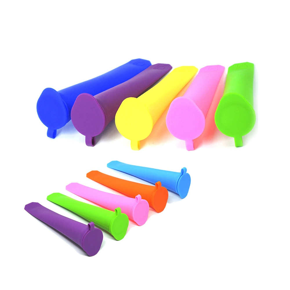 Custom Reusable Silicone Ice Popsicle Food Grade Ice Pop Mold