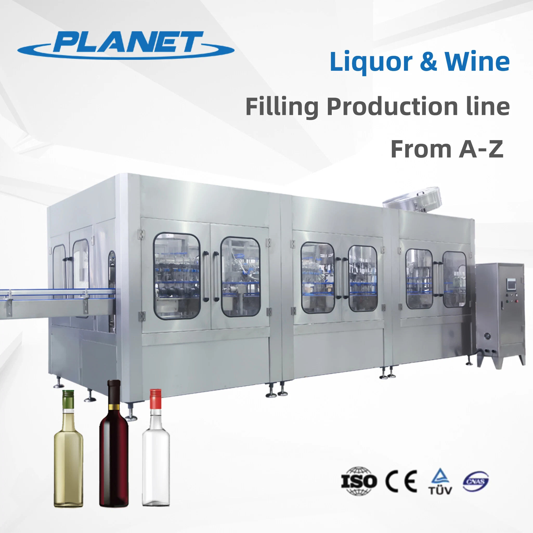 Whisky, Vodka, Red Wine, Spirits and Other Famous Brand Wine Production and Processing Label Equipment