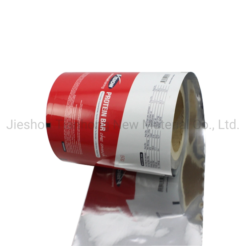 Custom Printing Aluminum Foil Film Food Automatic Packaging Thermal Lamination Film Roll