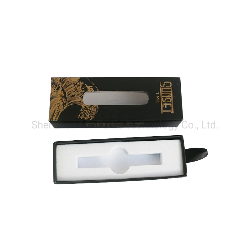 Emballage d'étiquettes privées E-cigarette pour boîte à papier imprimée personnalisée E Boîte à cigarettes à cassette