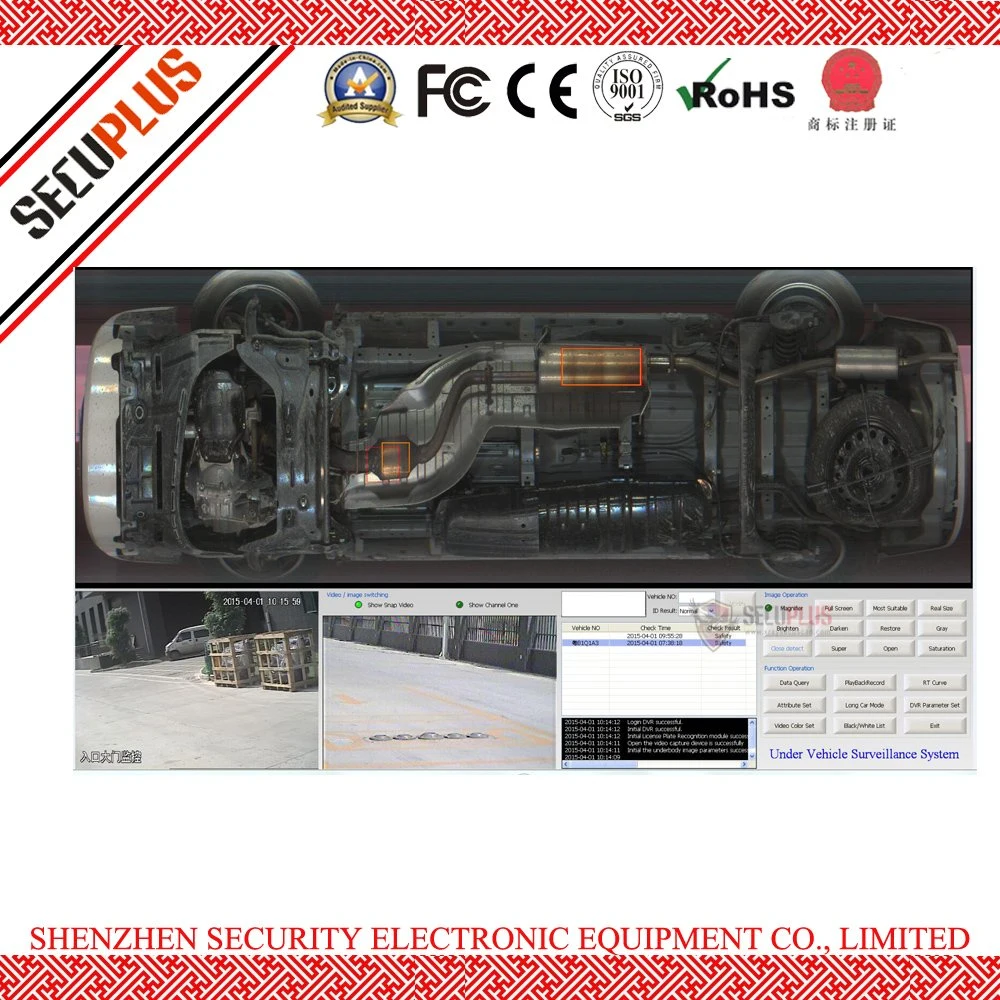 Vehicle Security Inspection System for Embassy, Jailhouse, Basement Car Entreance