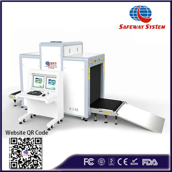 Railway Station Luggage X Ray Inspection Scanning Machine for Threats Detection At100100