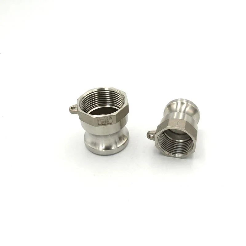 Stainless Steel SS316 or SS304 Flexible Pipe Quick Connectors a Type Camlock Coupling