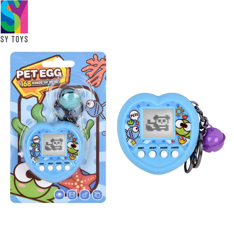 Sy Retro Handheld Electronic Pets Game Virtual 168 Animals in One Classic Tamagotchi Keychain Toys